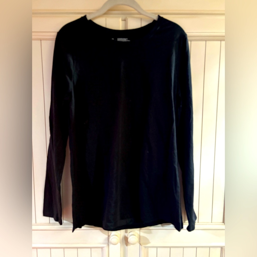 Classic Black Long Sleeve Top